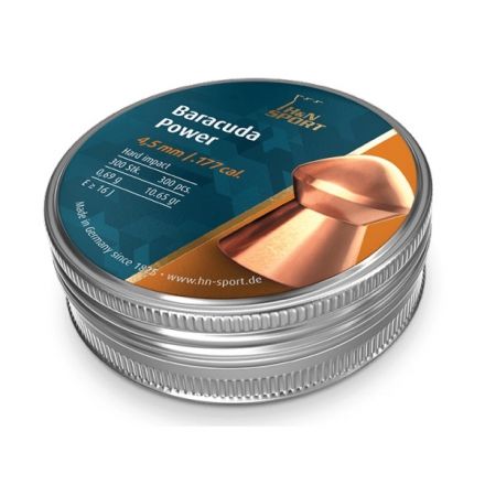 Пули H&N Baracuda Power 4,5 мм, 0,69 грамм, 300 штук